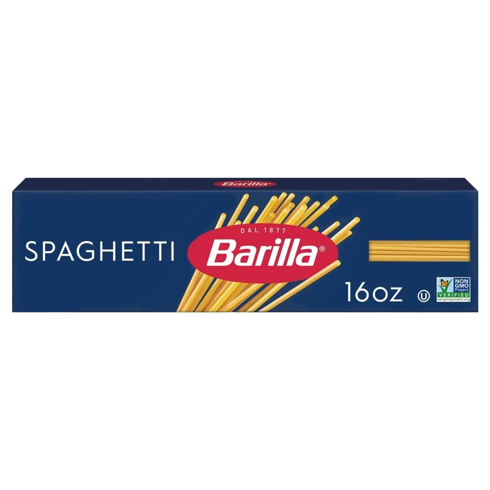 Barilla Spaghetti Pasta, 16 oz two-pack