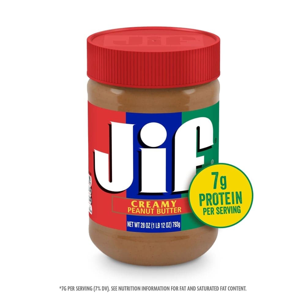 Jif Creamy Peanut Butter, 16 oz jar
