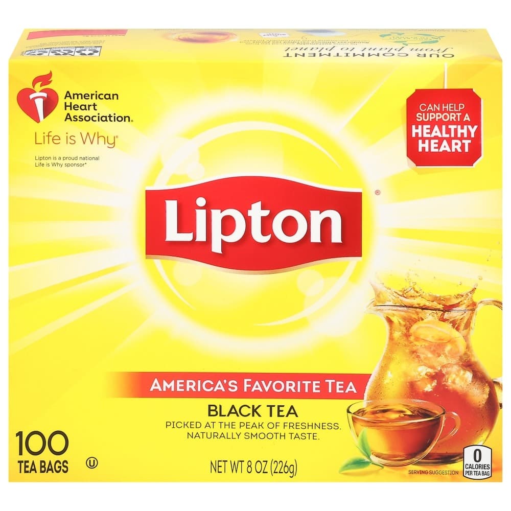 Lipton Black Tea Bags, 100 count